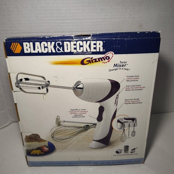Black & Decker Gizmo Twist Mixer 3 in 1 Cordless Mixer GM200 Open Box - Picture 6 of 6